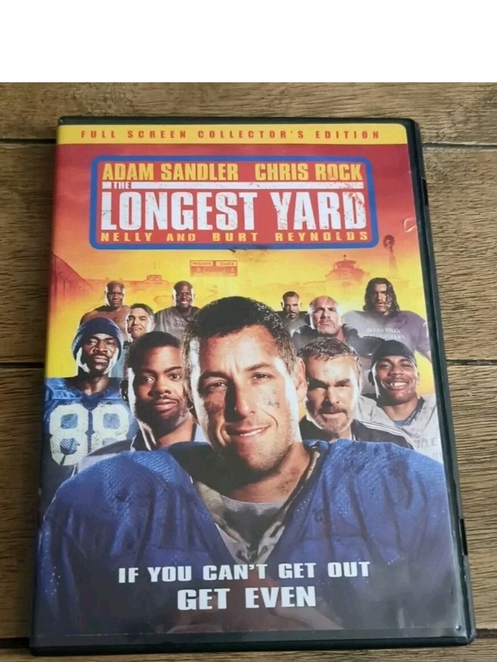 Columbia The Longest Yard DVD - Blue, Yellow, Red Cover